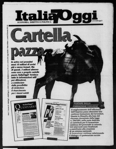 Italia oggi : quotidiano di economia finanza e politica